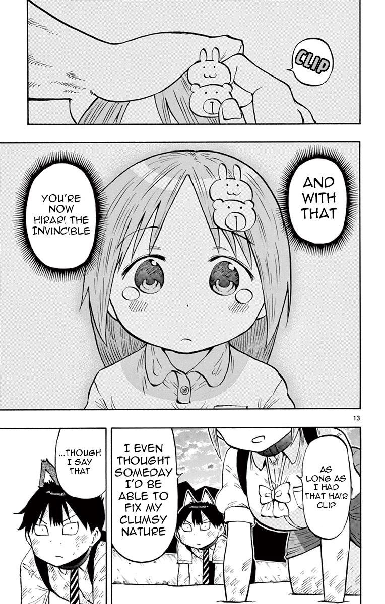 Ponkotsu-chan Kenshouchuu Chapter 50 page 13 - Chapter 50: Yumesaki's Hair Clip