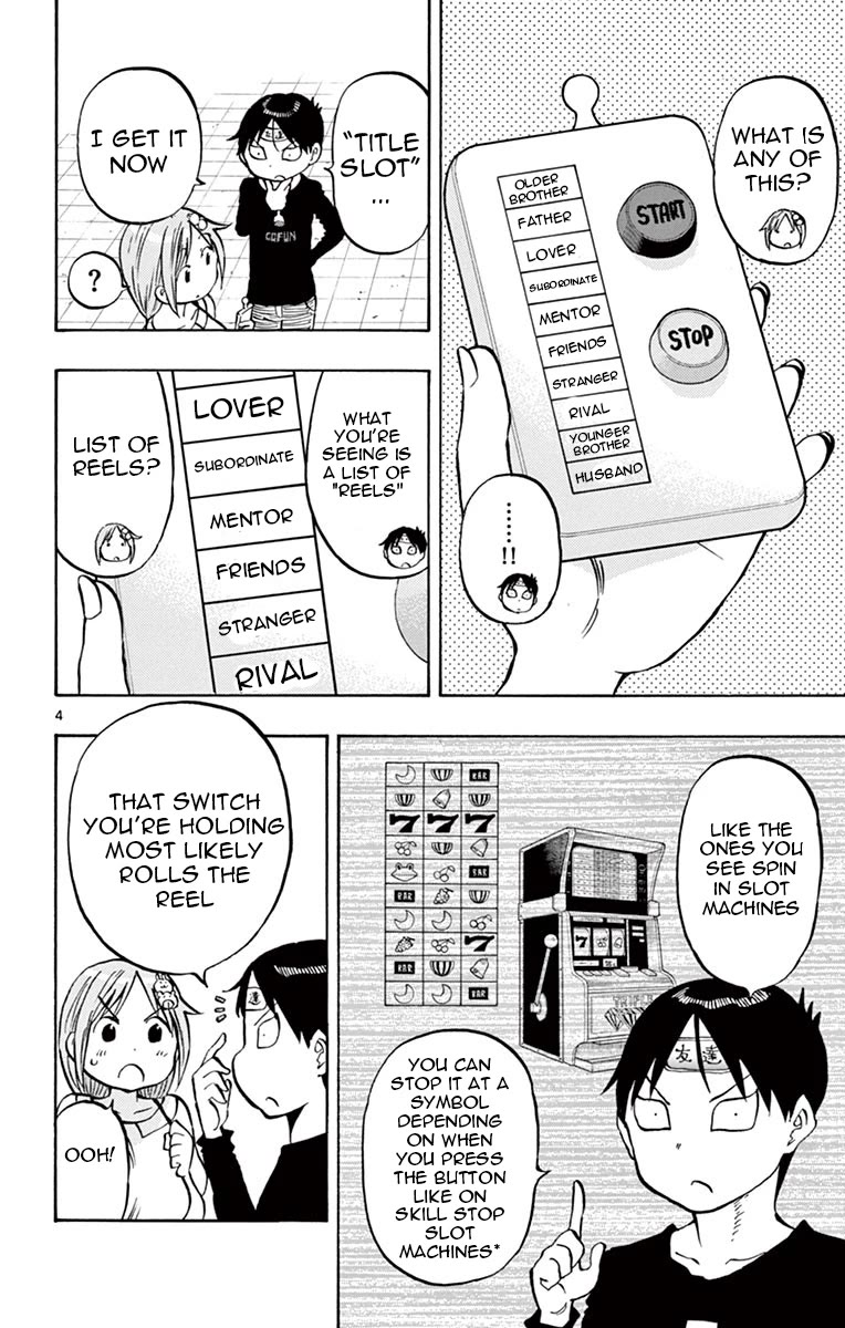 Ponkotsu-chan Kenshouchuu Chapter 57 page 4 - Chapter 57: Title Slots