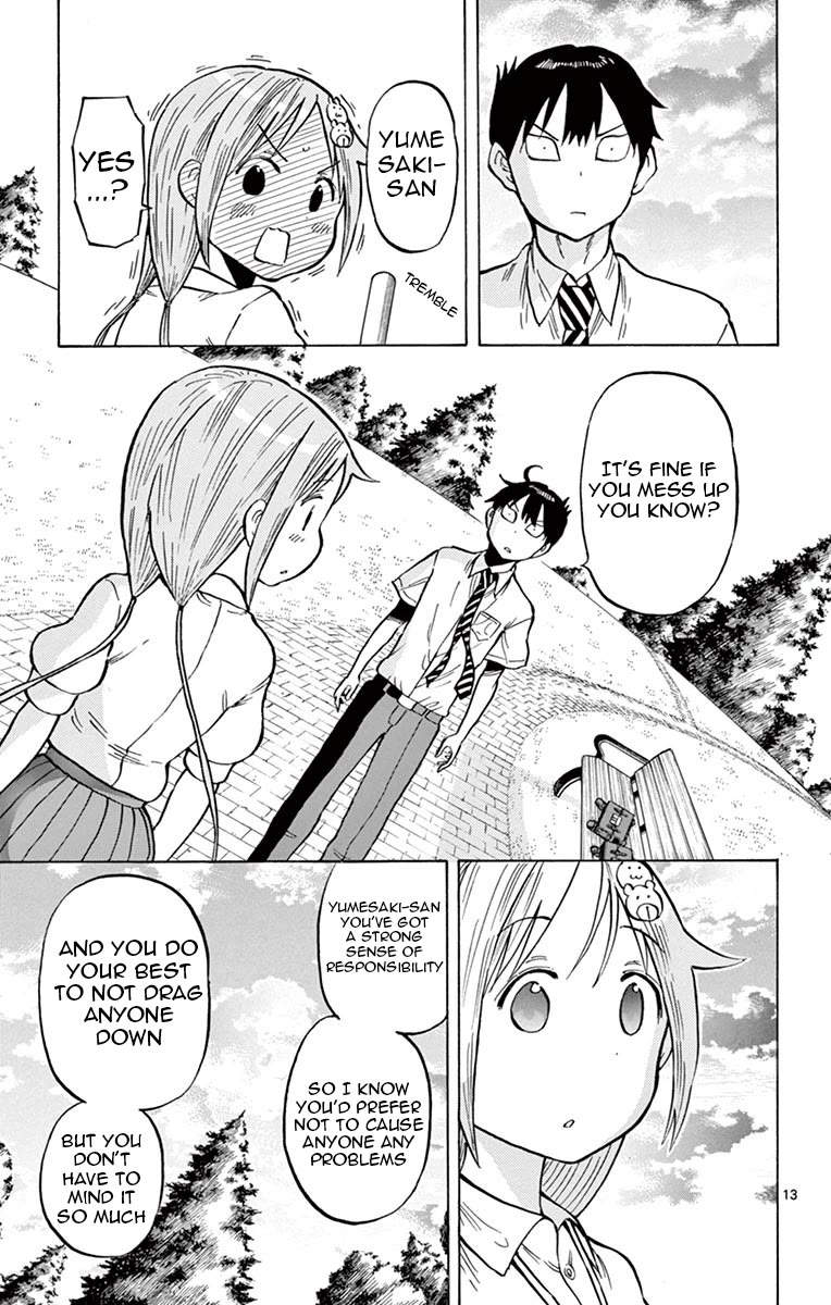Ponkotsu-chan Kenshouchuu Chapter 58 page 13 - Chapter 58: Yumesaki-San is Nervous