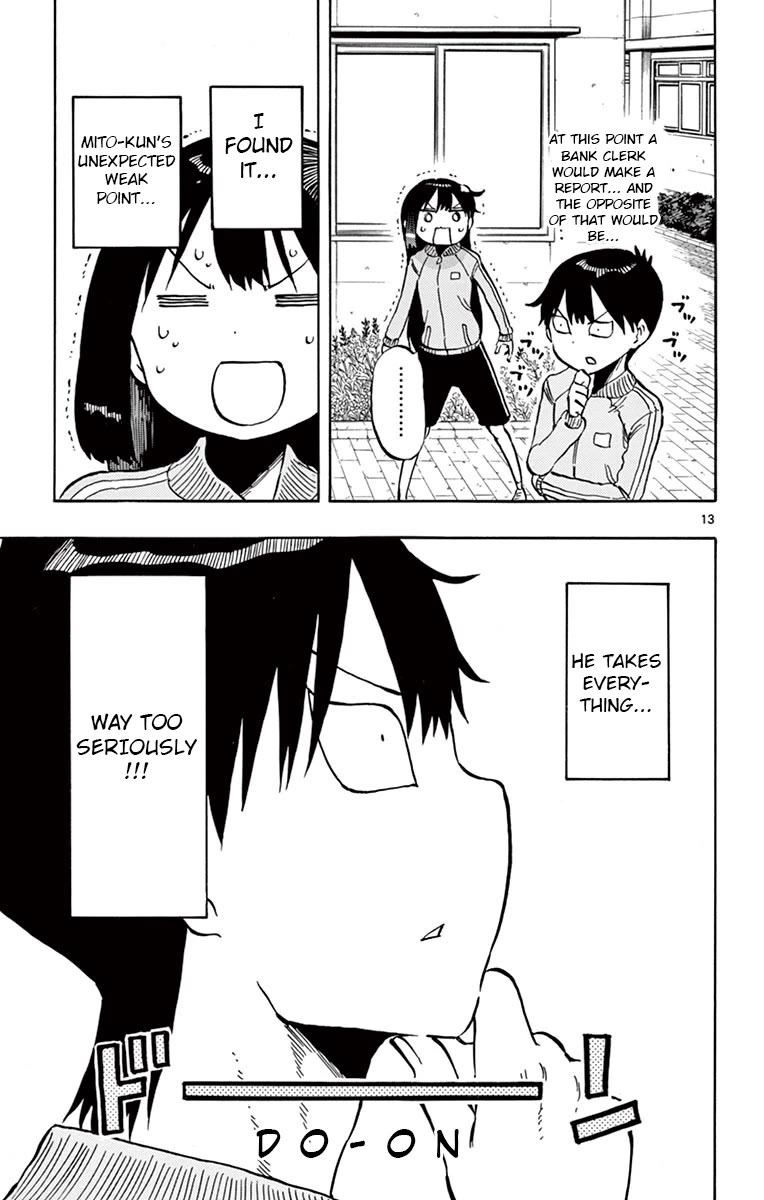 Ponkotsu-chan Kenshouchuu Chapter 67 page 13 - Chapter 67: Amesaka-San's Challenge