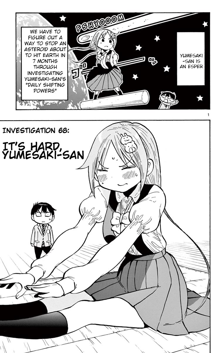 Ponkotsu-chan Kenshouchuu Chapter 68 page 1 - Chapter 68: It's Hard, Yumesaki-san