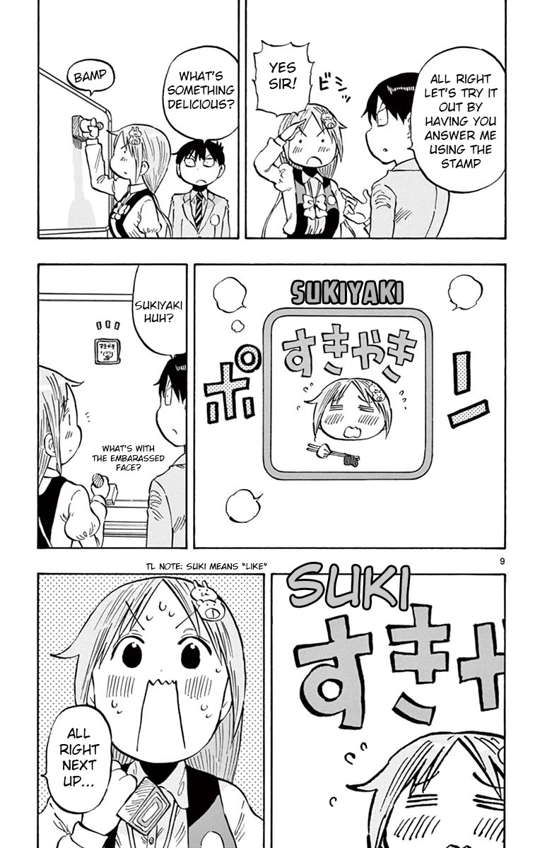 Ponkotsu-chan Kenshouchuu Chapter 75 page 9 - Chapter 75: Stamp of Feelings