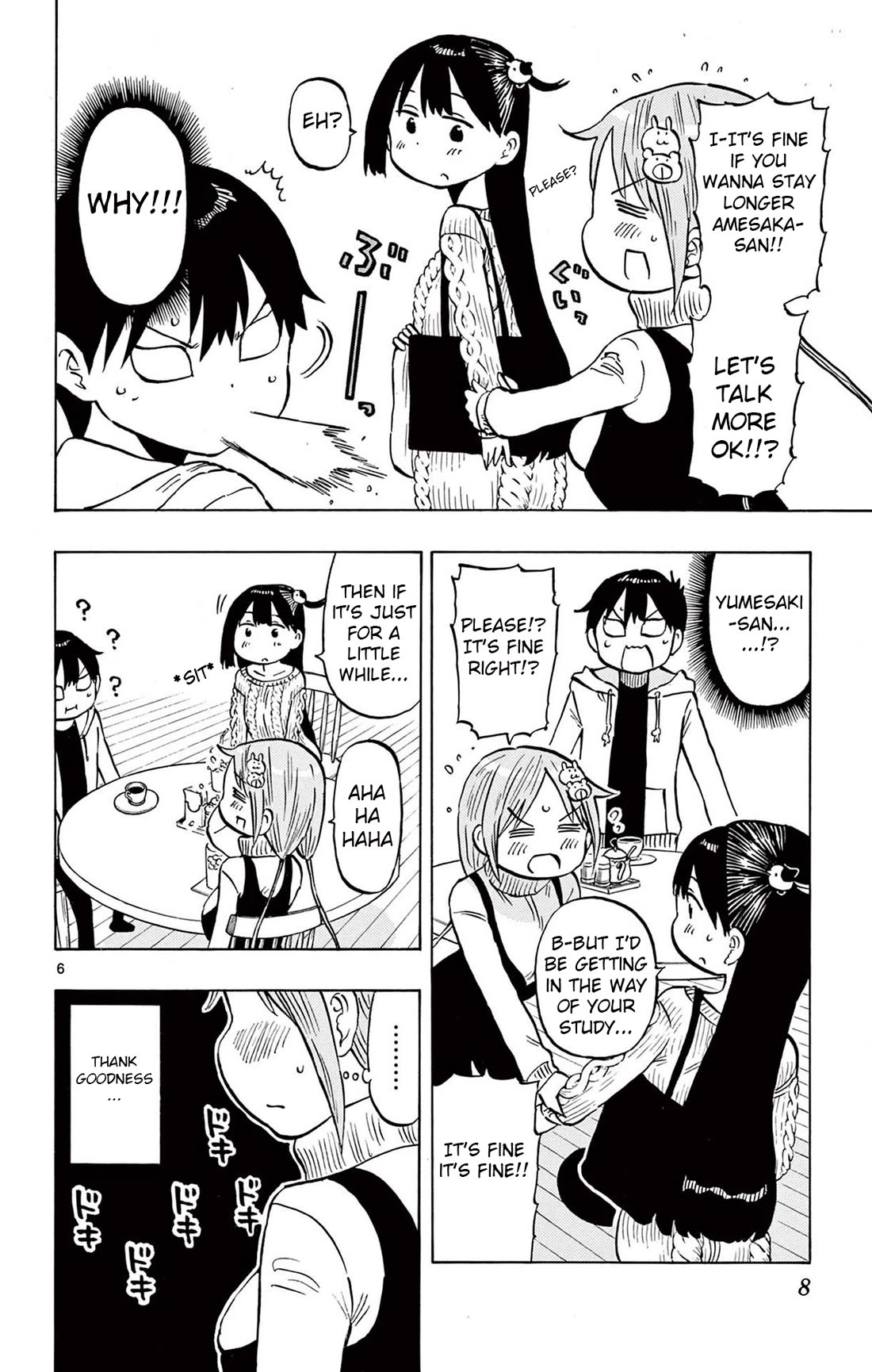 Ponkotsu-chan Kenshouchuu Chapter 76 page 10 - Chapter 76: Triangle Cafe