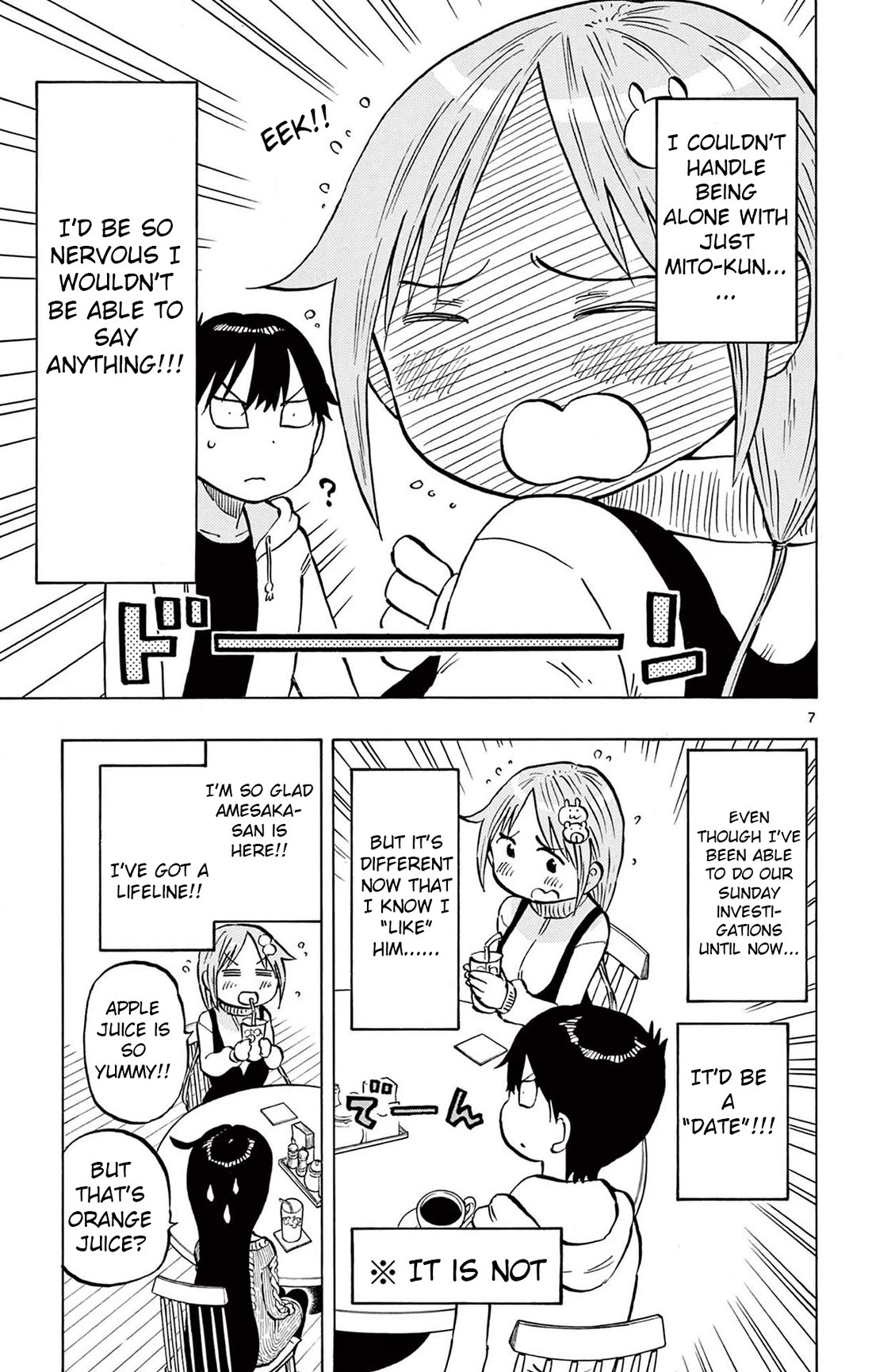 Ponkotsu-chan Kenshouchuu Chapter 76 page 11 - Chapter 76: Triangle Cafe