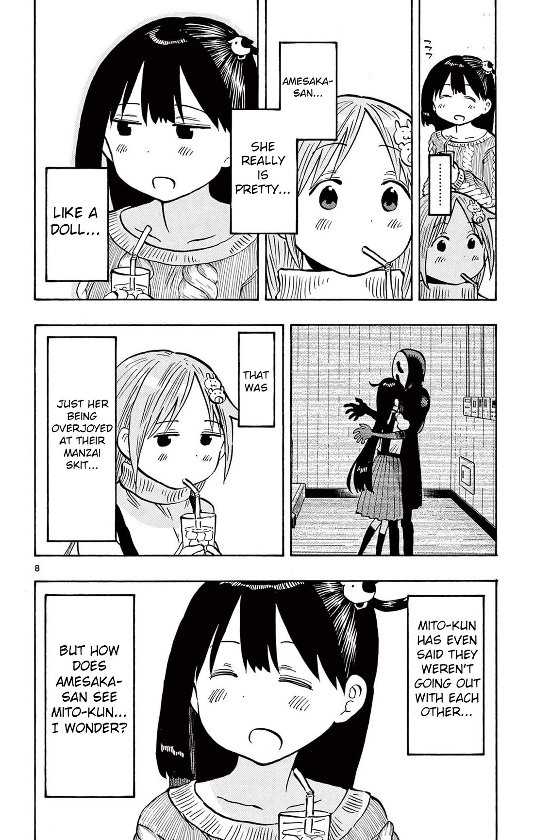 Ponkotsu-chan Kenshouchuu Chapter 76 page 12 - Chapter 76: Triangle Cafe