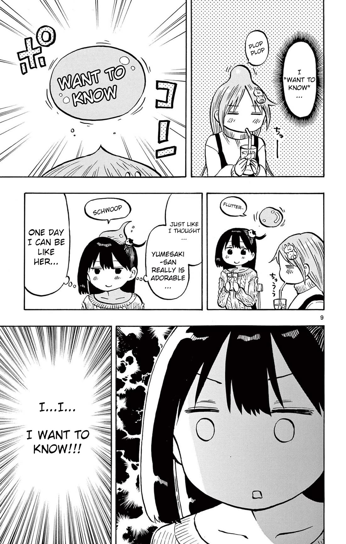 Ponkotsu-chan Kenshouchuu Chapter 76 page 13 - Chapter 76: Triangle Cafe