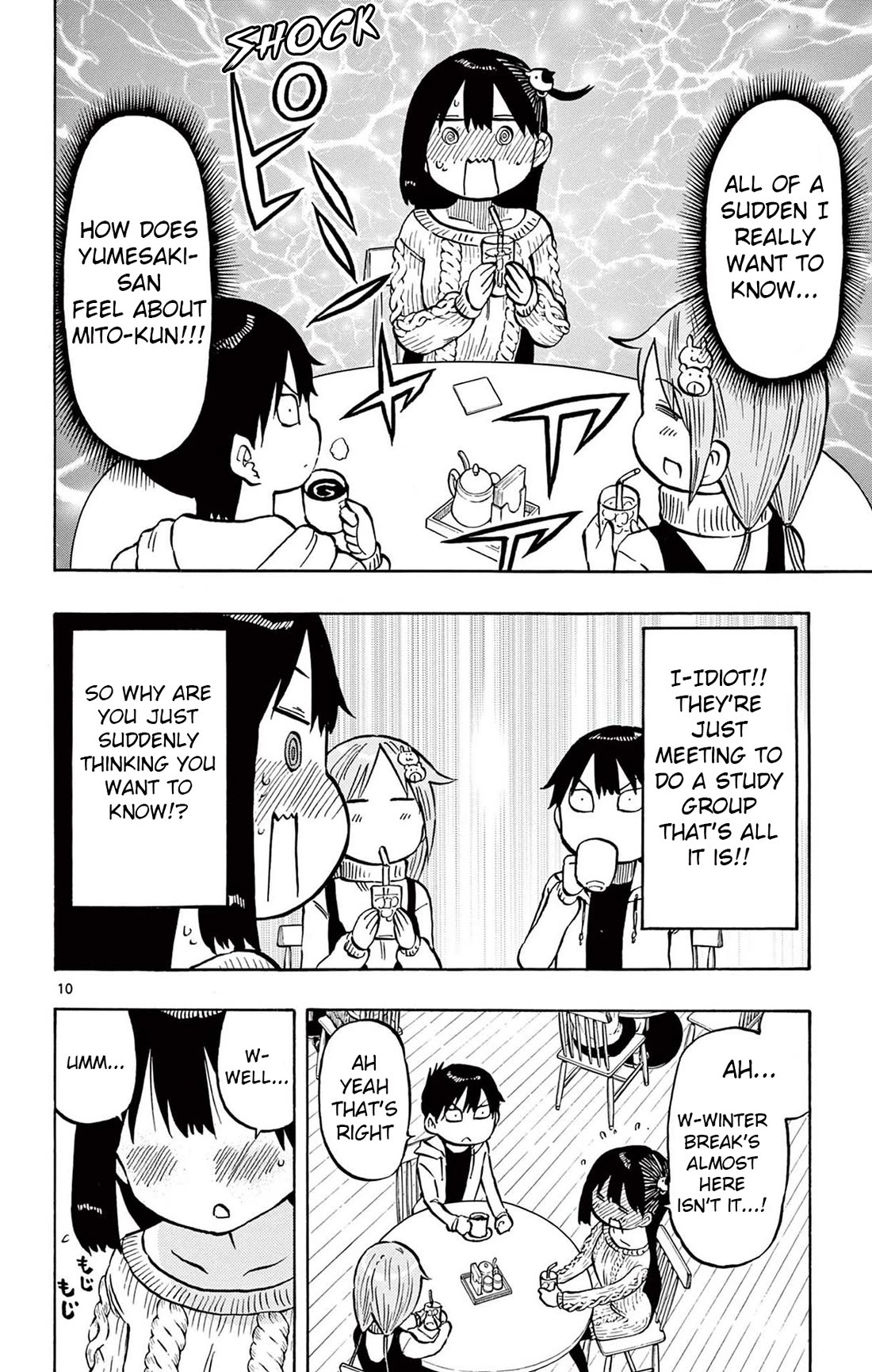 Ponkotsu-chan Kenshouchuu Chapter 76 page 14 - Chapter 76: Triangle Cafe