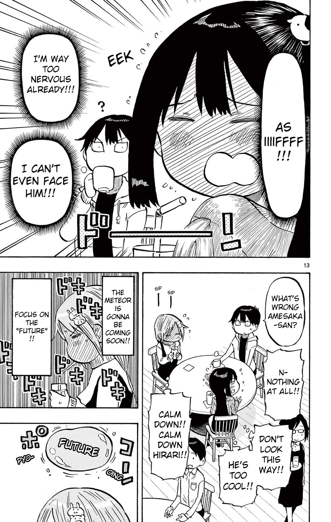 Ponkotsu-chan Kenshouchuu Chapter 76 page 17 - Chapter 76: Triangle Cafe