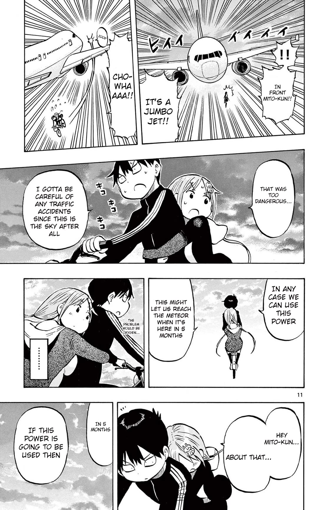 Ponkotsu-chan Kenshouchuu Chapter 78 page 11 - Chapter 78: Yumesaki-san's Training Wheels