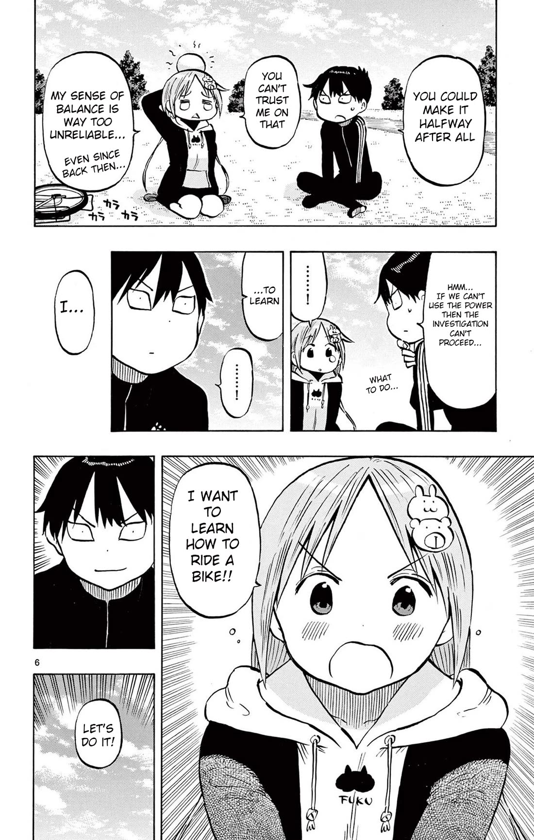 Ponkotsu-chan Kenshouchuu Chapter 78 page 6 - Chapter 78: Yumesaki-san's Training Wheels