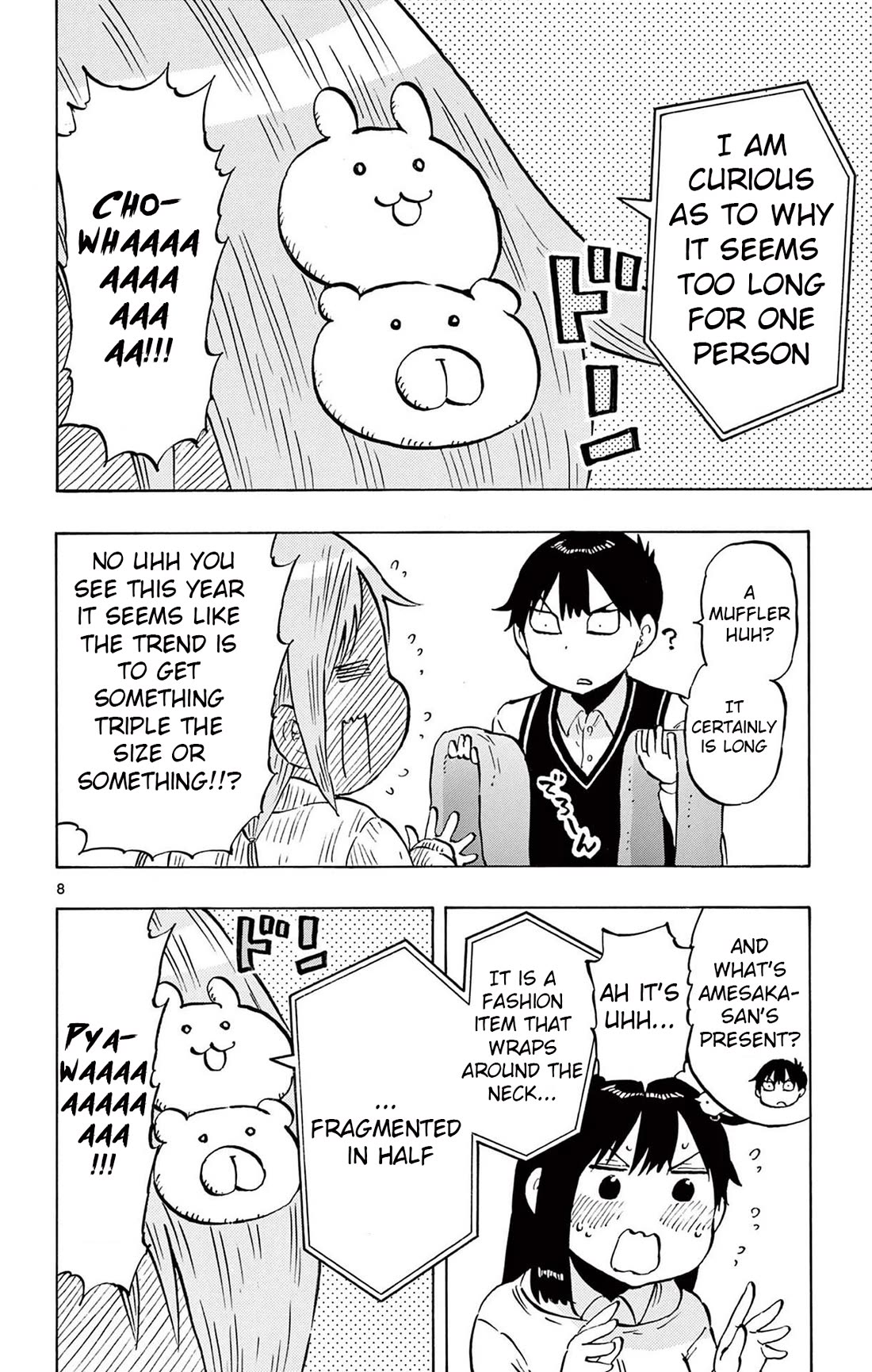 Ponkotsu-chan Kenshouchuu Chapter 82 page 8 - Chapter 82: Gift Exchange