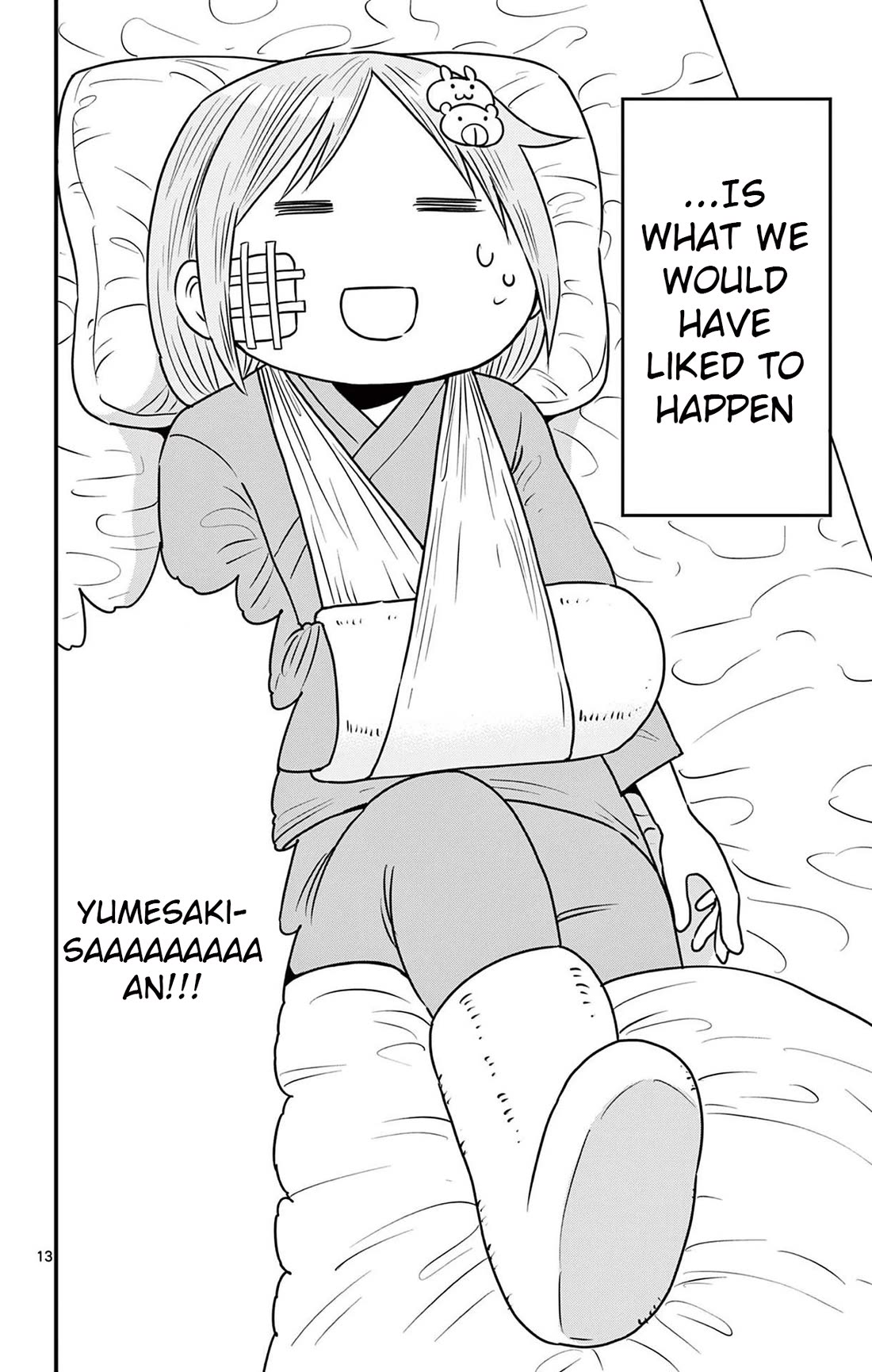 Ponkotsu-chan Kenshouchuu Chapter 86.5 page 13 - Chapter 86.5: Animal Care with Ponkotsu-chan