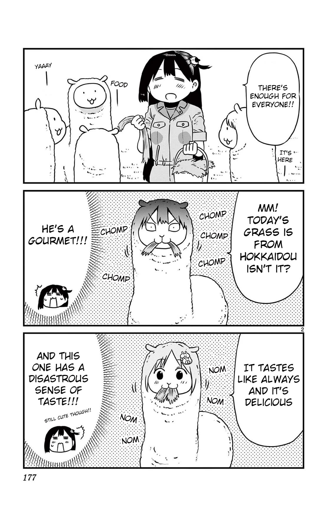 Ponkotsu-chan Kenshouchuu Chapter 86.5 page 2 - Chapter 86.5: Animal Care with Ponkotsu-chan