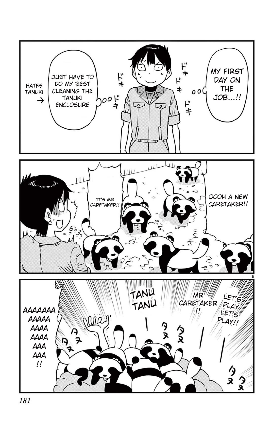 Ponkotsu-chan Kenshouchuu Chapter 86.5 page 6 - Chapter 86.5: Animal Care with Ponkotsu-chan