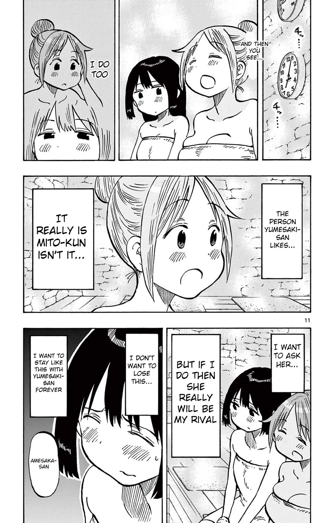 Ponkotsu-chan Kenshouchuu Chapter 86 page 11 - Chapter 86: Sauna Girls