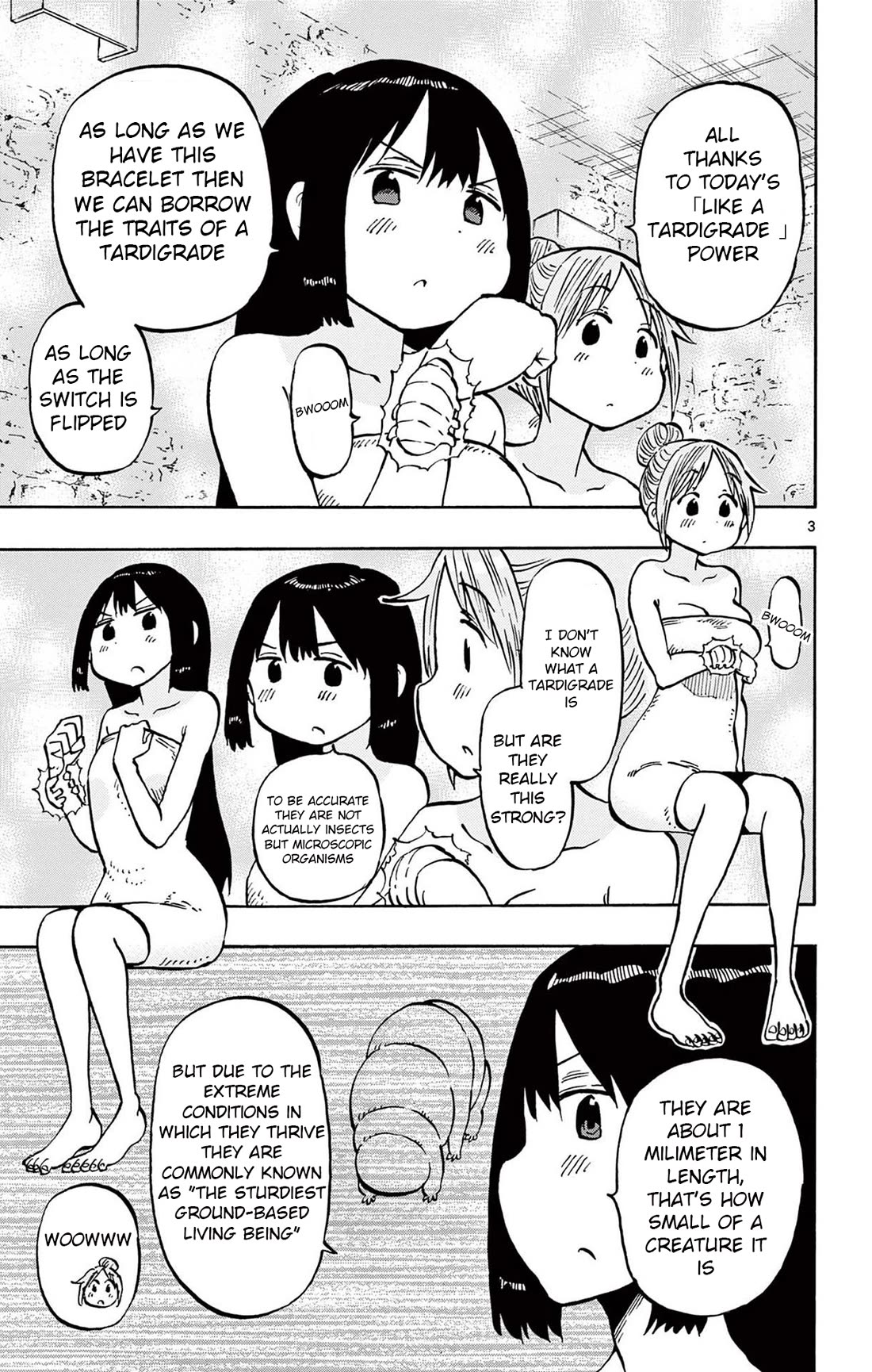 Ponkotsu-chan Kenshouchuu Chapter 86 page 3 - Chapter 86: Sauna Girls