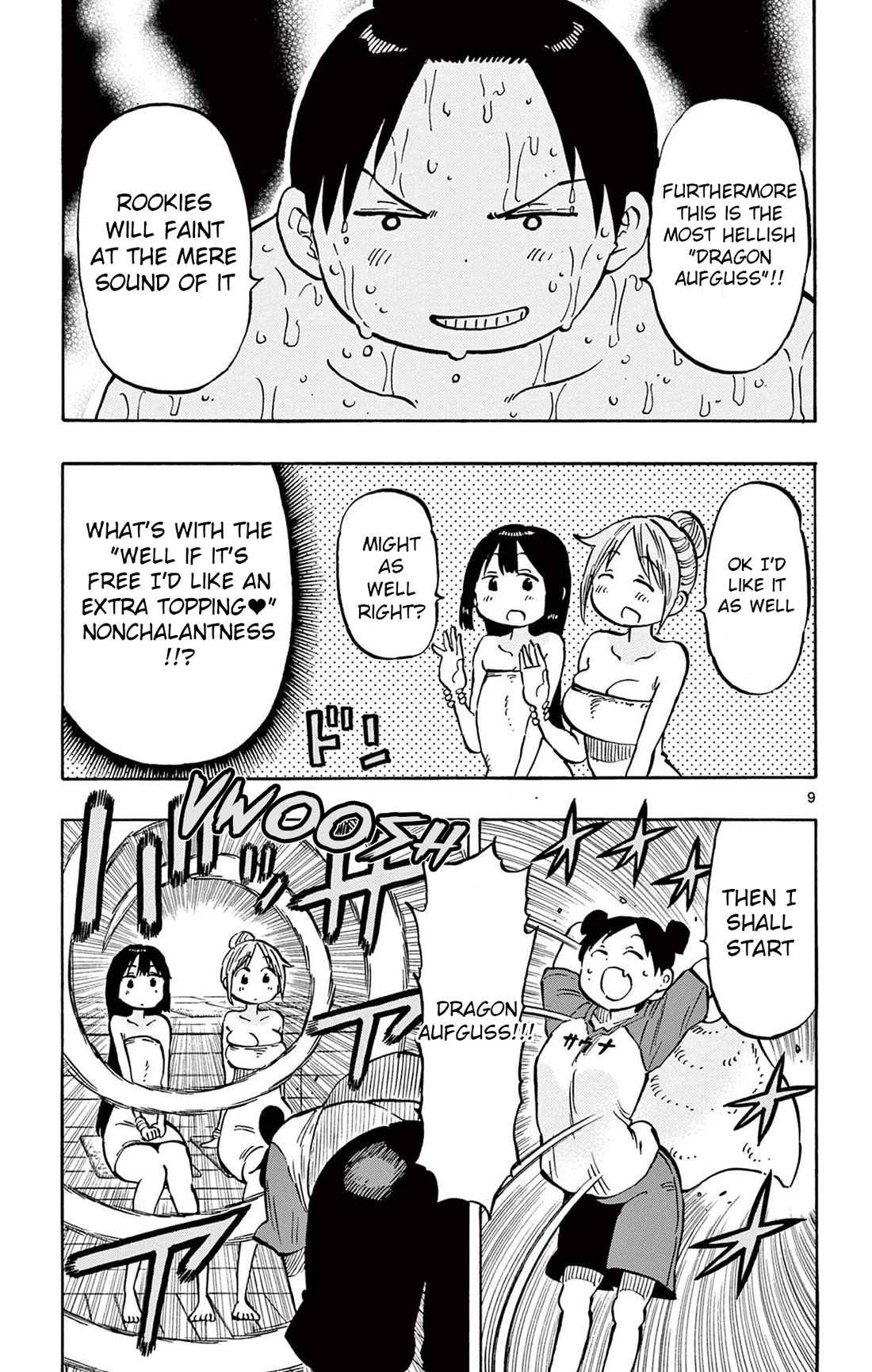 Ponkotsu-chan Kenshouchuu Chapter 86 page 9 - Chapter 86: Sauna Girls