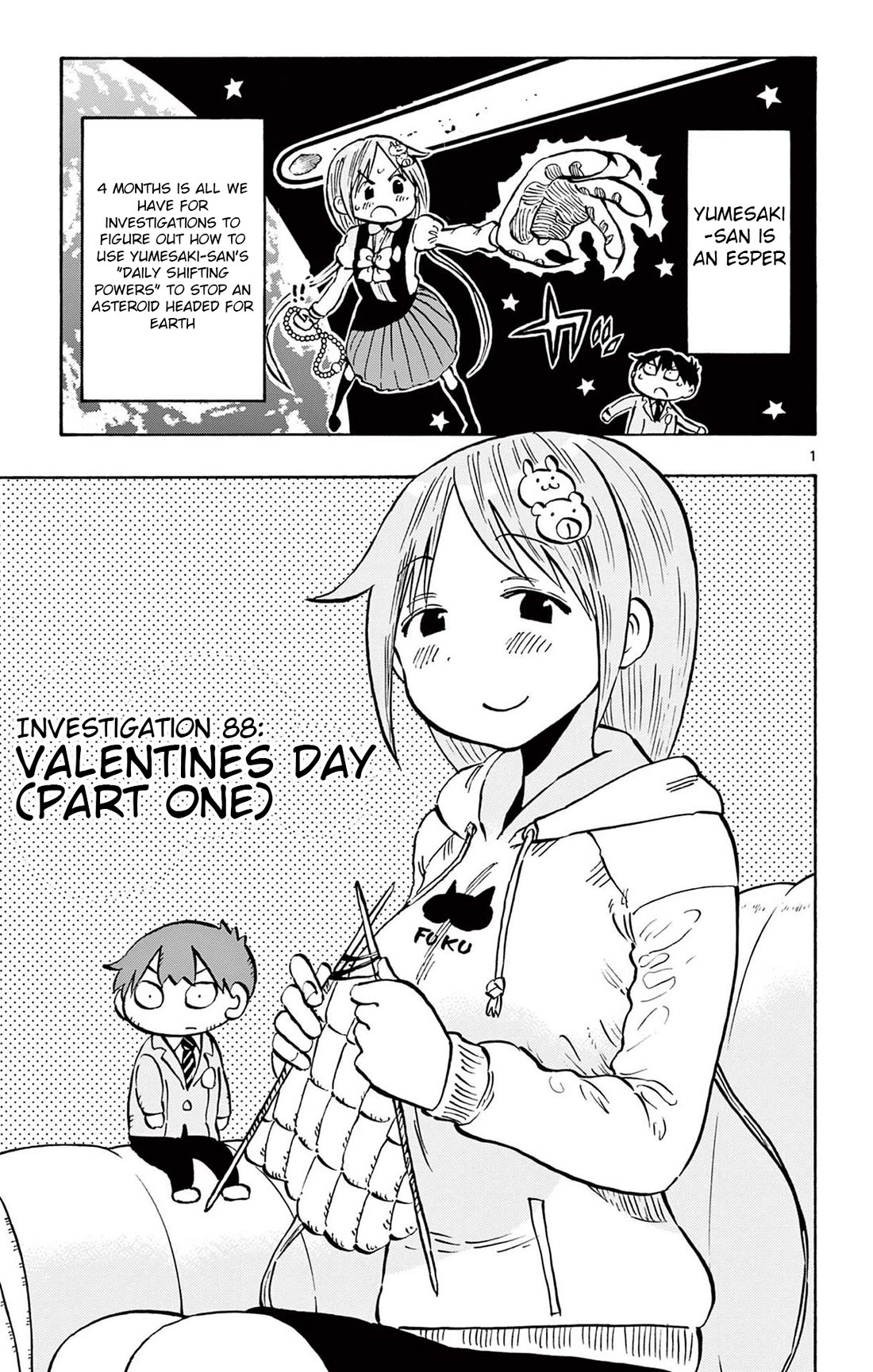 Ponkotsu-chan Kenshouchuu Chapter 88 page 1 - Chapter 88: Valentines Day (Part one)