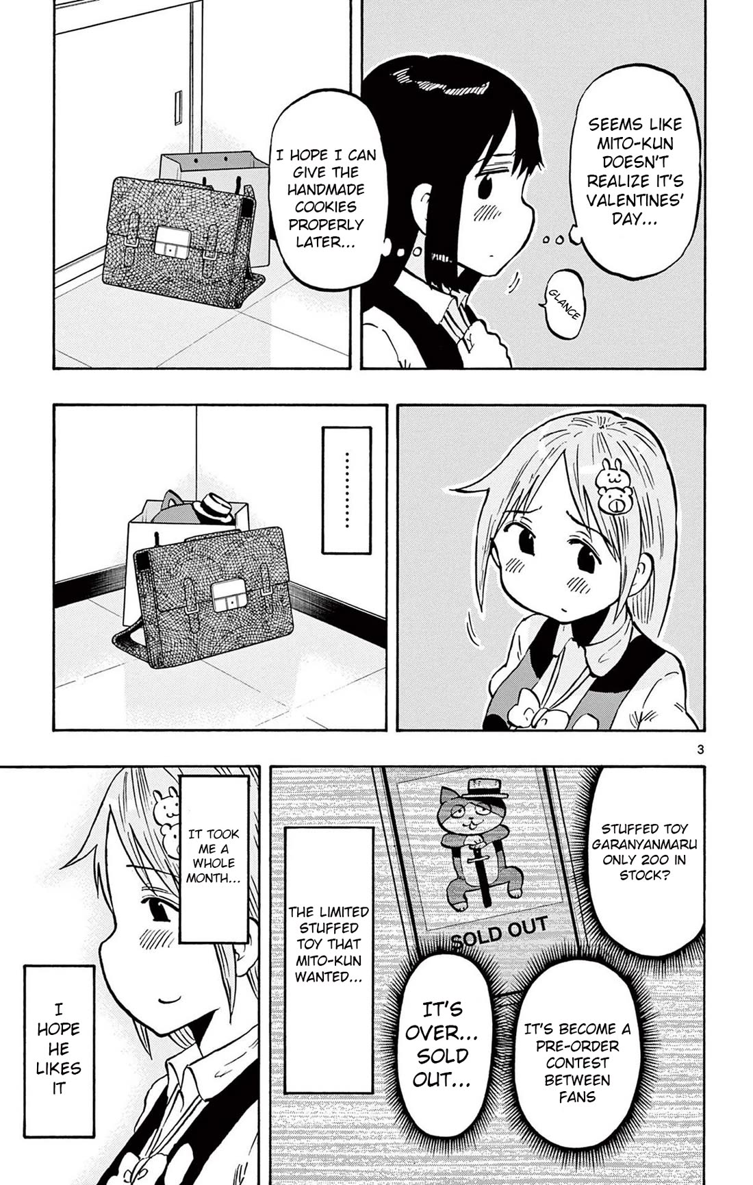 Ponkotsu-chan Kenshouchuu Chapter 89 page 3 - Chapter 89: Valentines Day (Part Two)