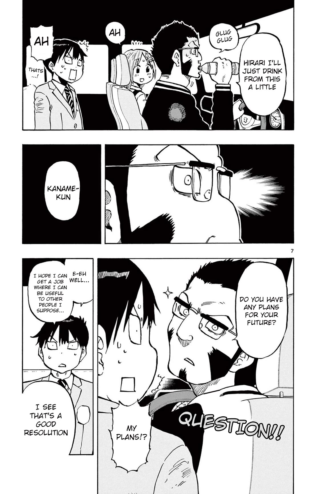 Ponkotsu-chan Kenshouchuu Chapter 90 page 7 - Chapter 90: Interview