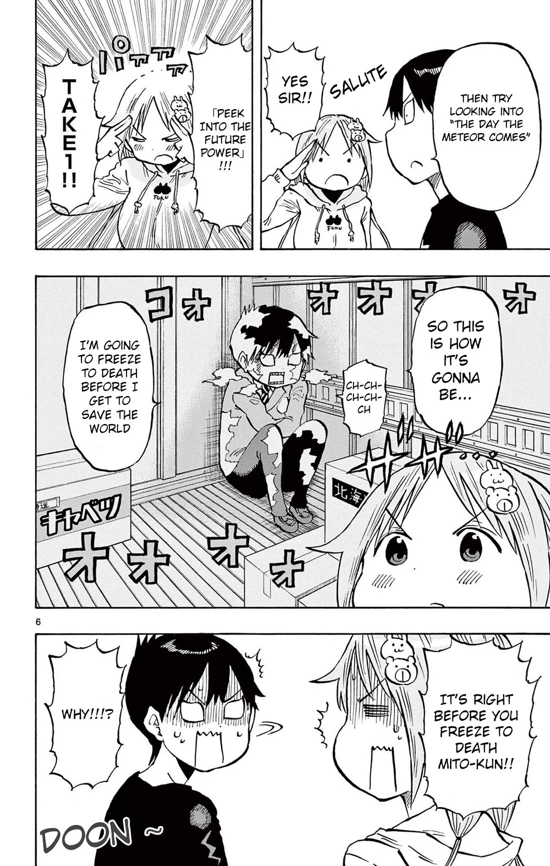 Ponkotsu-chan Kenshouchuu Chapter 92 page 6 - Chapter 92: Future Sight