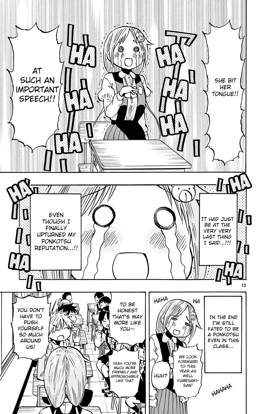 Ponkotsu-chan Kenshouchuu Chapter 93 page 13 - Chapter 93: The Proverb of Yumesaki-San