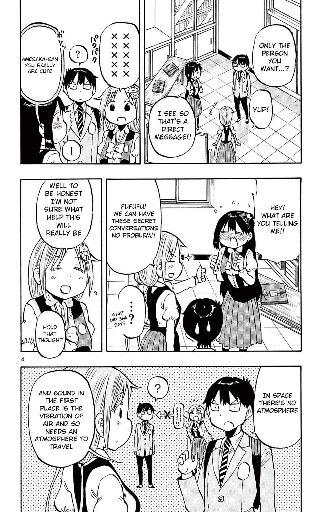 Ponkotsu-chan Kenshouchuu Chapter 95 page 4 - Chapter 95: Telepathy Direct Message