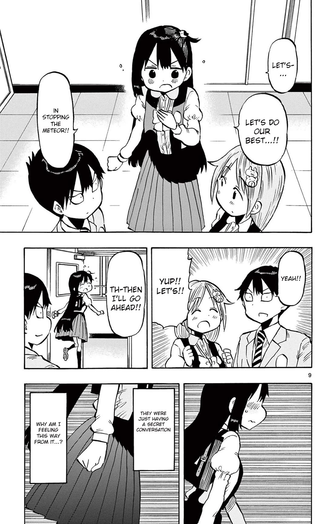 Ponkotsu-chan Kenshouchuu Chapter 95 page 9 - Chapter 95: Telepathy Direct Message