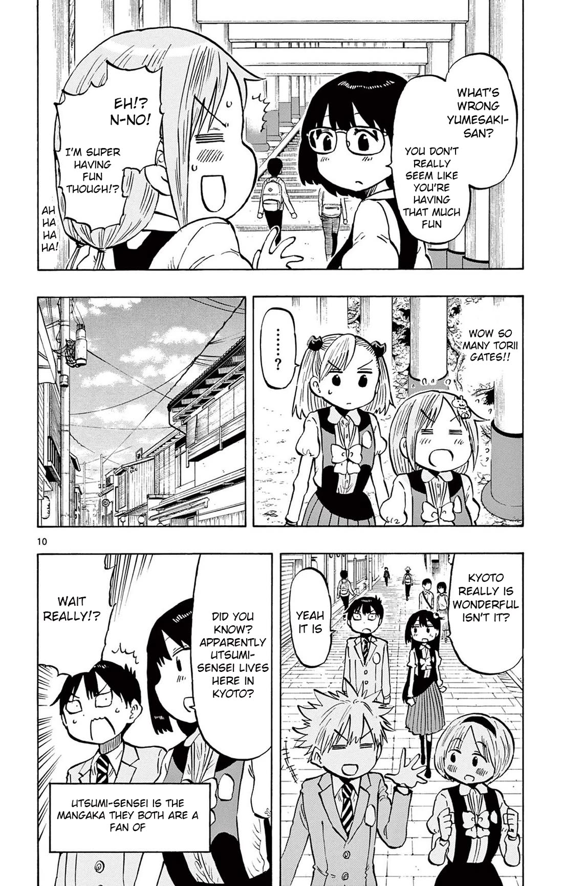 Ponkotsu-chan Kenshouchuu Chapter 97 page 10 - Chapter 97: Arrival at Kyoto