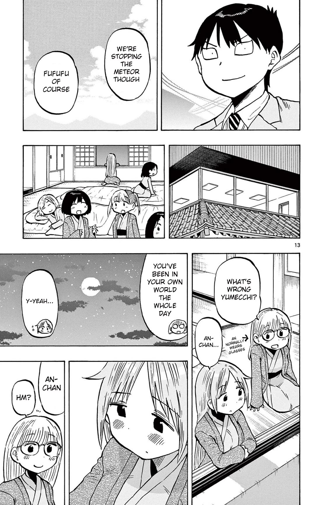 Ponkotsu-chan Kenshouchuu Chapter 97 page 13 - Chapter 97: Arrival at Kyoto