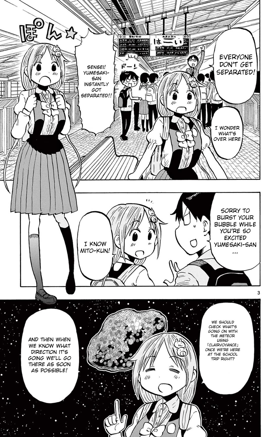 Ponkotsu-chan Kenshouchuu Chapter 97 page 3 - Chapter 97: Arrival at Kyoto