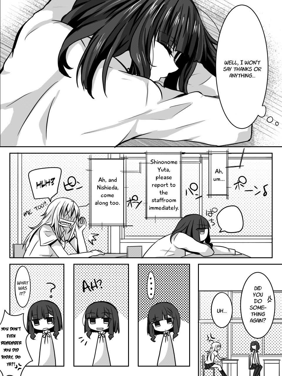 Ponkotsu no Uta Chapter 4 page 4 - Chapter 4: This World is Colorful Because You're There.