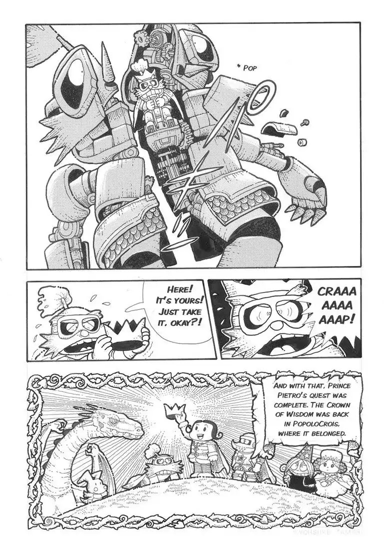 Popolocrois Story Chapter 1 page 104 - Chapter 1: The Quest For the Crown of Wisdom