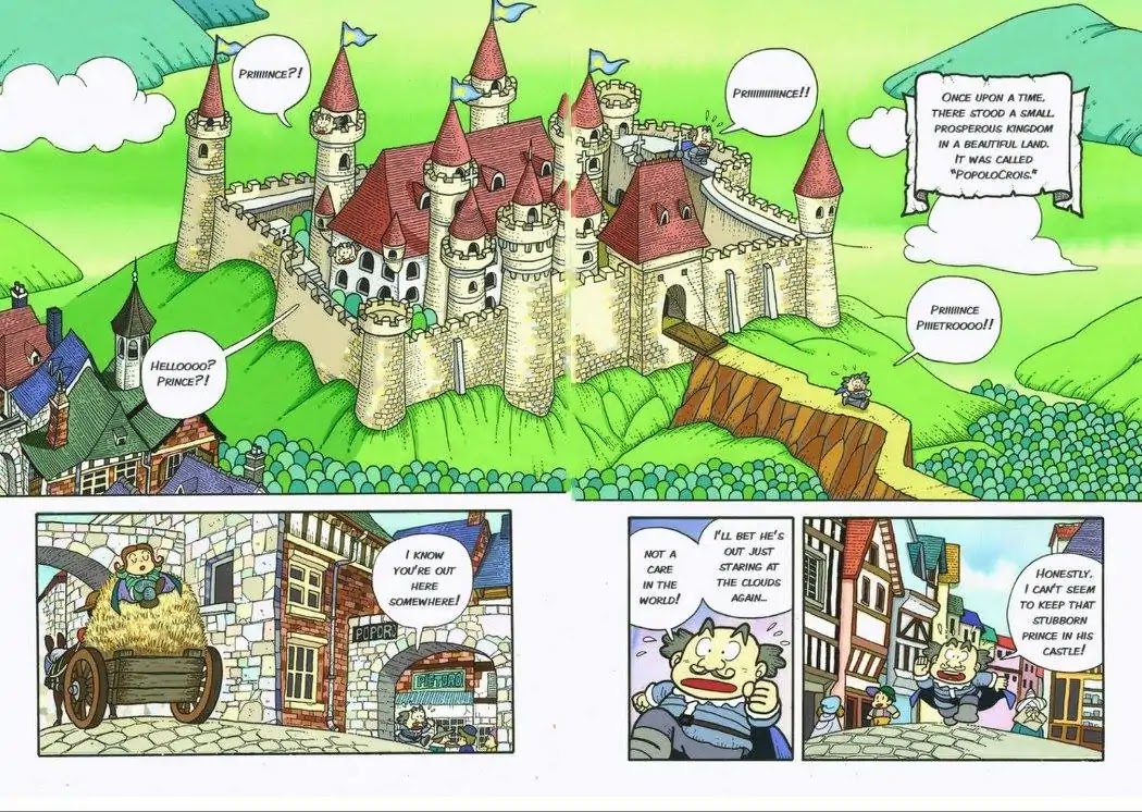 Popolocrois Story Chapter 1 page 8 - Chapter 1: The Quest For the Crown of Wisdom