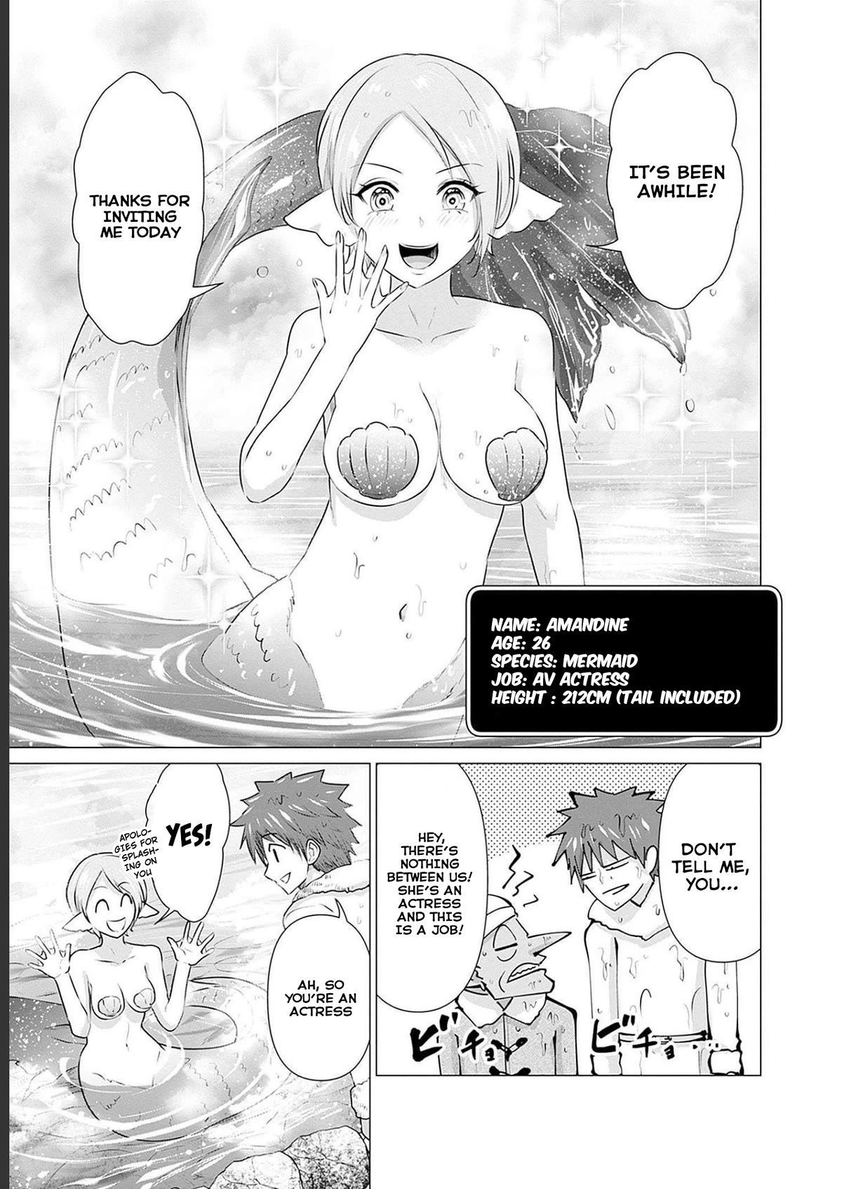 Pornstar in Another World ~A Story of a JAV Actor Reincarnating in Another World and Making Full Use of His Porn Knowledge to Become a Matchless Pornstar~ Chapter 16 page 12 - Chapter 16: Mermaid And The Secret Onsen