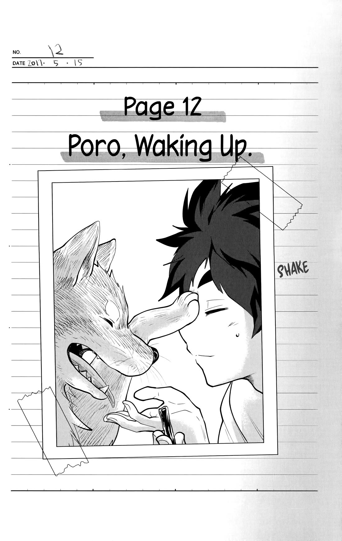 Poro no Ryuugaku-ki Chapter 12 page 2 - Chapter 12: Poro, Waking Up.