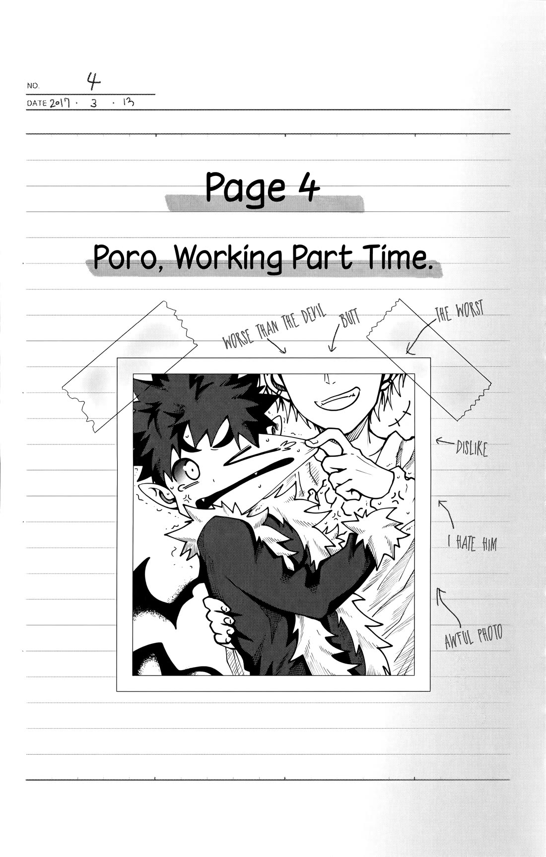 Poro no Ryuugaku-ki Chapter 4 page 2 - Chapter 4: Poro, Working Part Time.