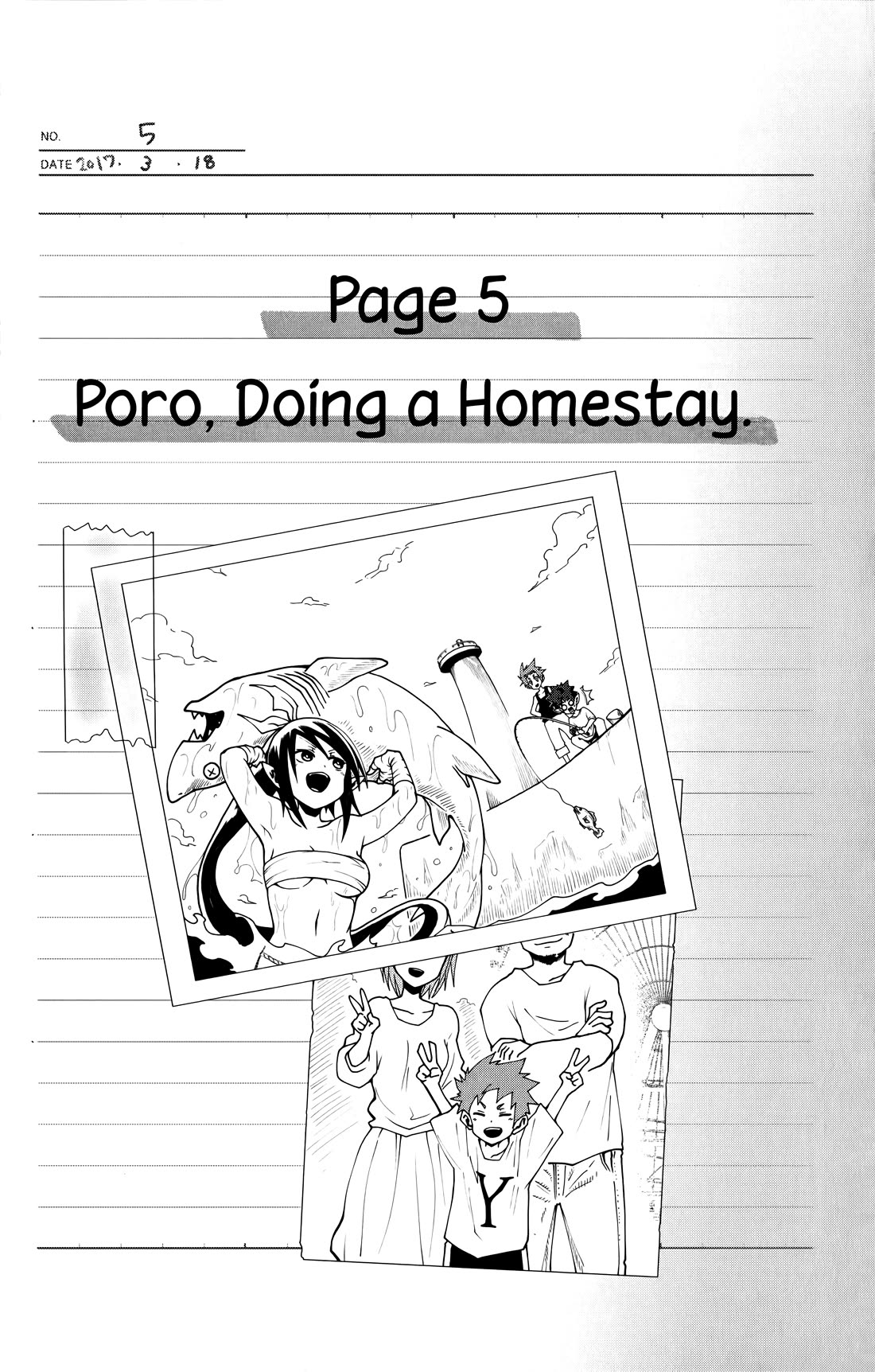 Poro no Ryuugaku-ki Chapter 5 page 2 - Chapter 5: Poro, Doing a Homestay