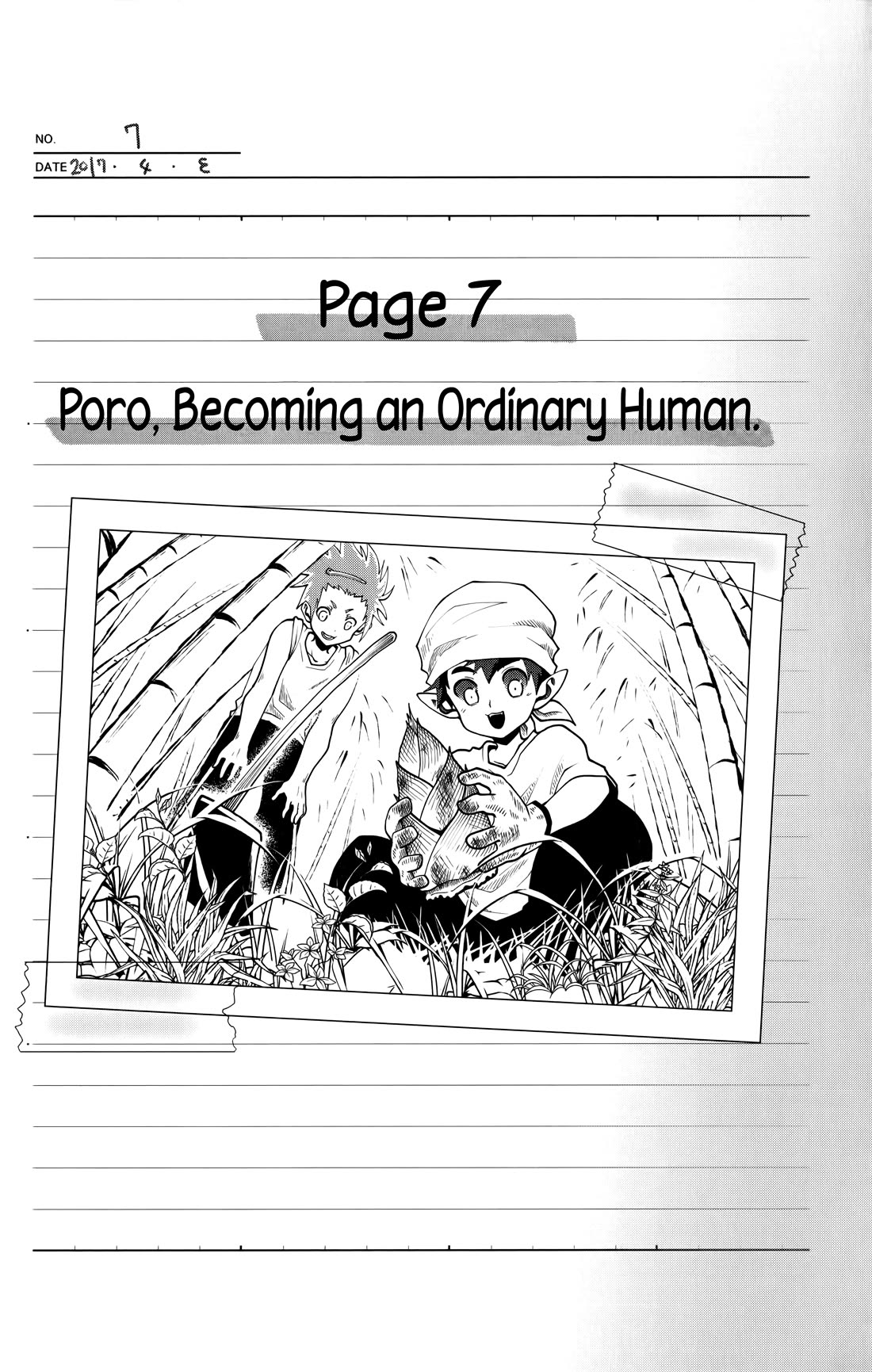 Poro no Ryuugaku-ki Chapter 7 page 2 - Chapter 7: Poro, Becoming an Ordinary Human.