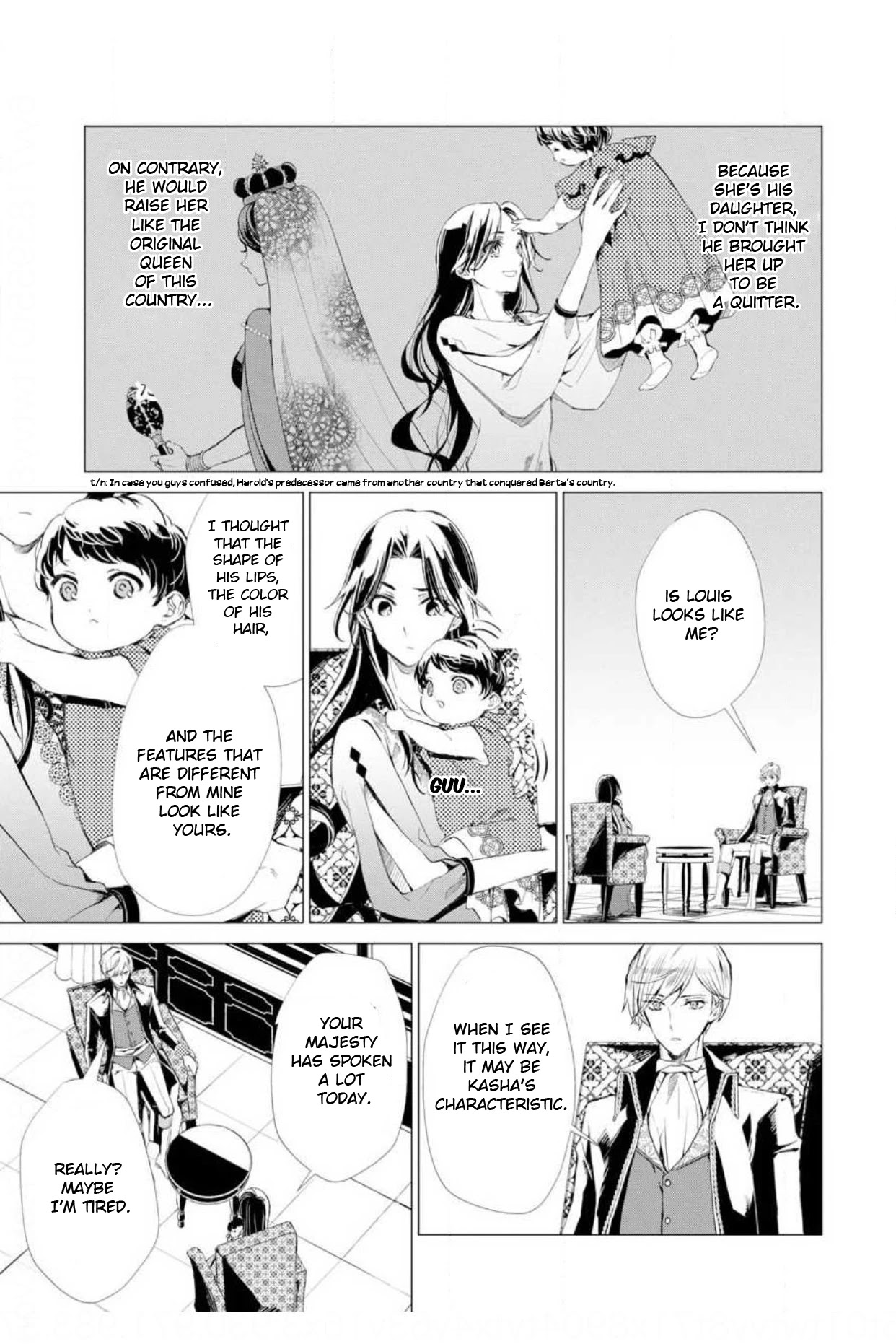 Portrait of Queen Berta: I Accidentally Got Pregnant With His Majesty's Child Chapter 7 page 12 - Chapter 7
