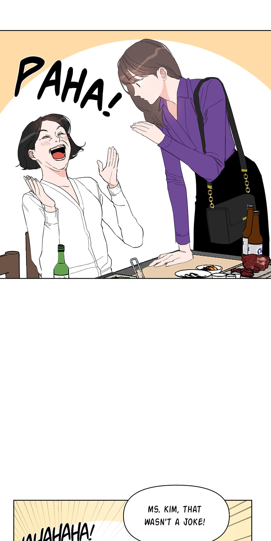 Positively Yours Chapter 11 page 45 - Chapter 11: Staff Dinner