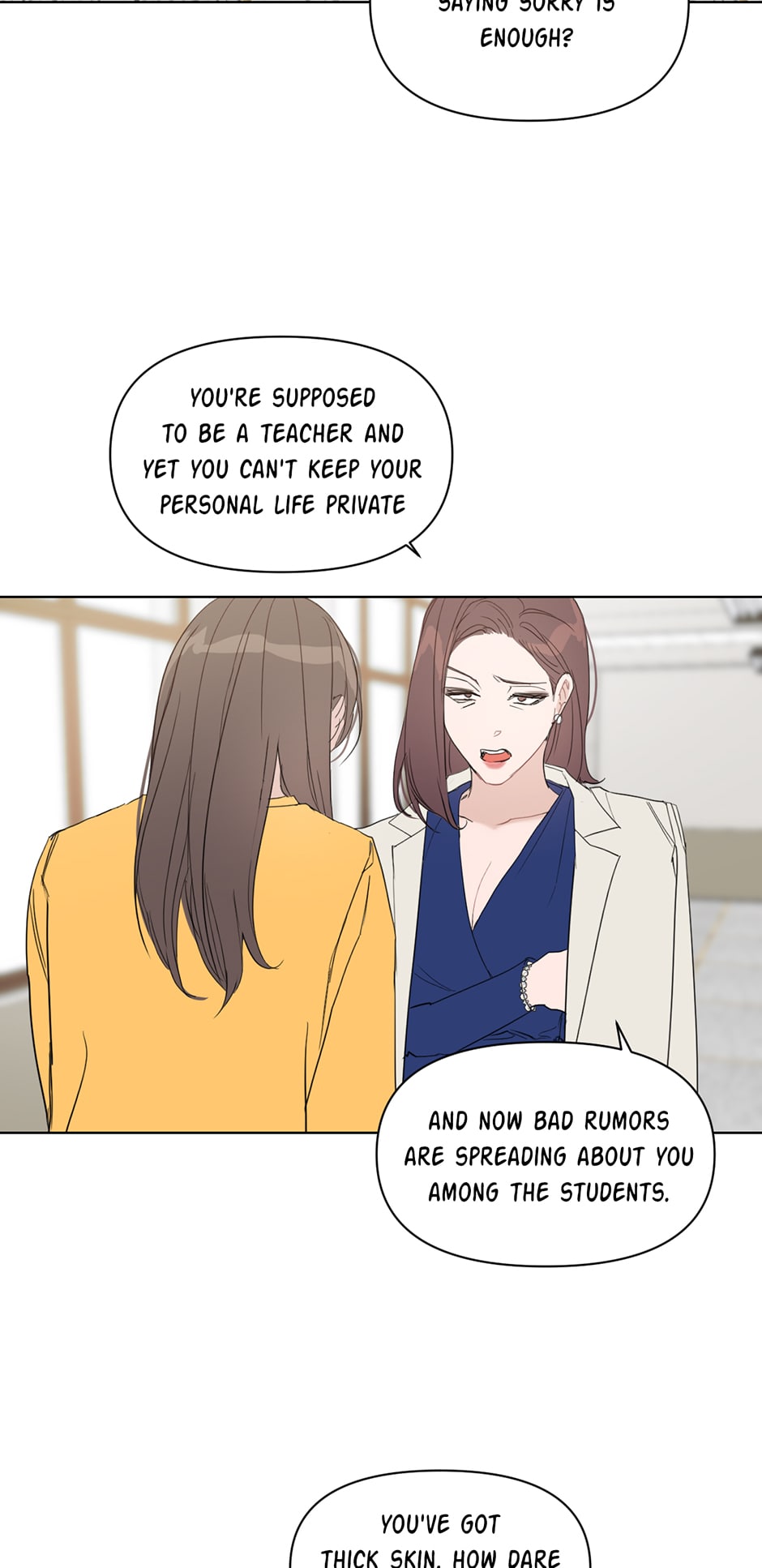 Positively Yours Chapter 25 page 43 - Chapter 25: A Teacher's Dignity