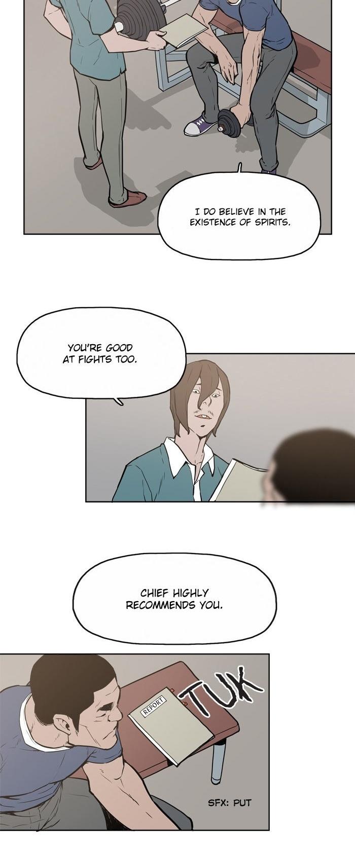 Possessed Chapter 5 page 12 - Chapter 5 : The Detective Who Isn't Afraid of Spirits