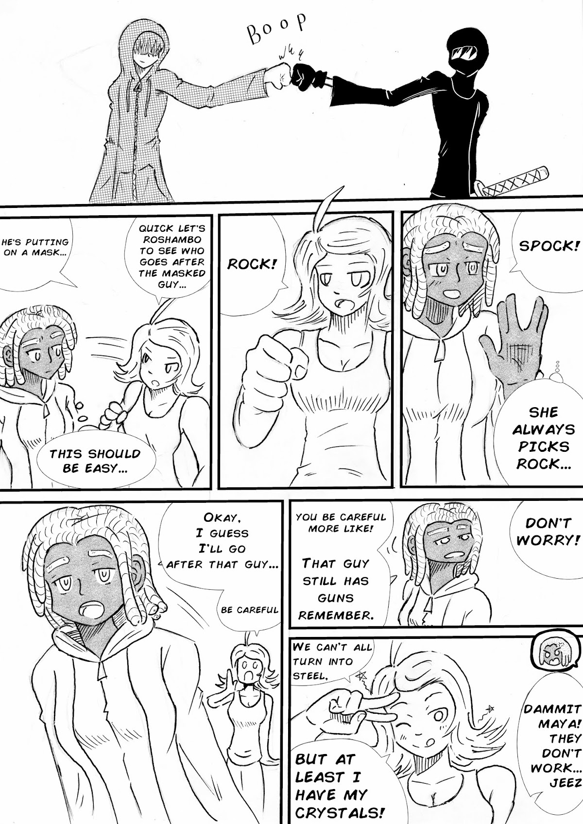 Power of Steela vs Jagged Chapter 1 page 13 - Chapter 1 : Steela vs Kurai