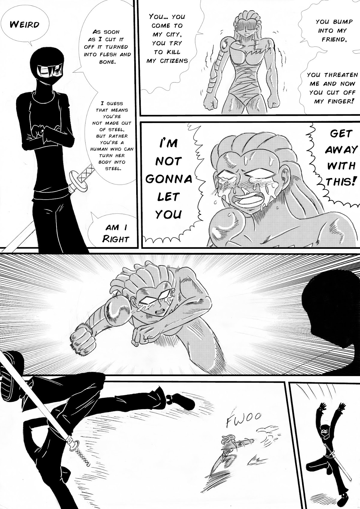 Power of Steela vs Jagged Chapter 1 page 27 - Chapter 1 : Steela vs Kurai