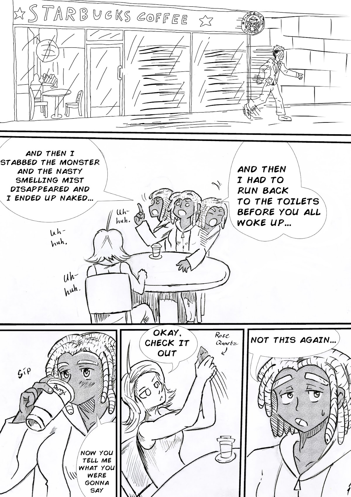 Power of Steela vs Jagged Chapter 1 page 4 - Chapter 1 : Steela vs Kurai