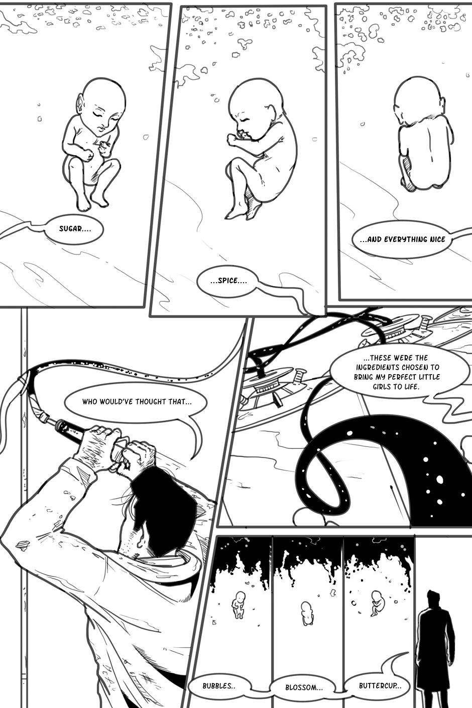 Powerpuff Girls Re-imagined Chapter 1 page 23 - Chapter 1 : Birth Of Angels
