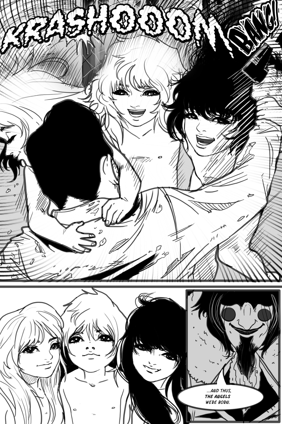 Powerpuff Girls Re-imagined Chapter 1 page 28 - Chapter 1 : Birth Of Angels