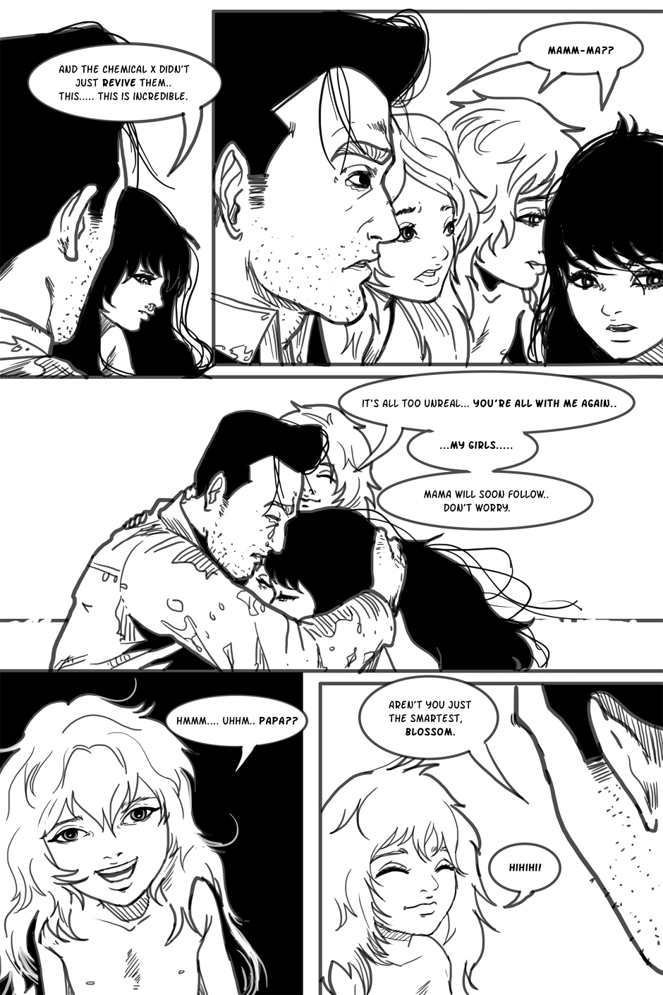 Powerpuff Girls Re-imagined Chapter 2.1 page 5 - Chapter 2 Part1 : Reunion: Part 1