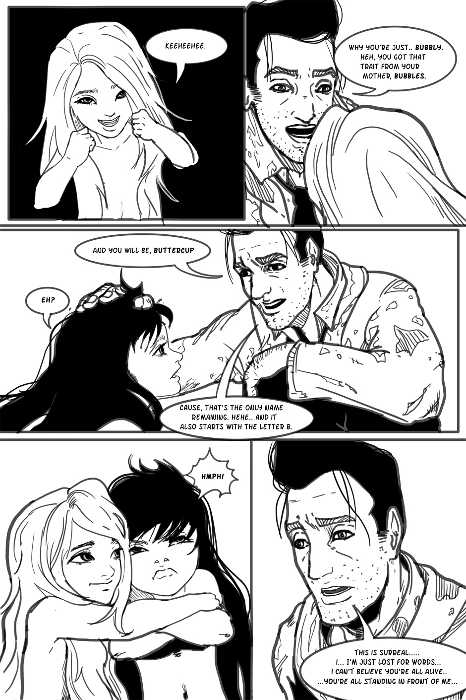 Powerpuff Girls Re-imagined Chapter 2.1 page 6 - Chapter 2 Part1 : Reunion: Part 1